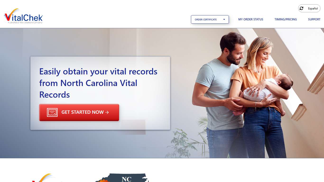North Carolina Vital Records (NC) | Order Certificates - VitalChek
